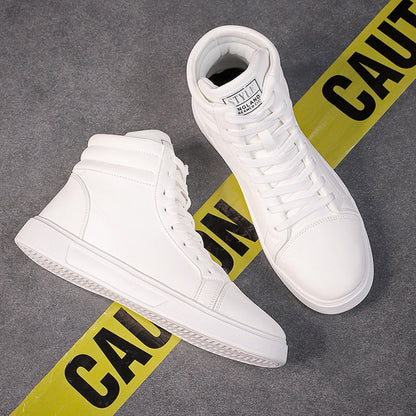 Plus Size Men's Leather Boots Fashion Casual Ankle Boots