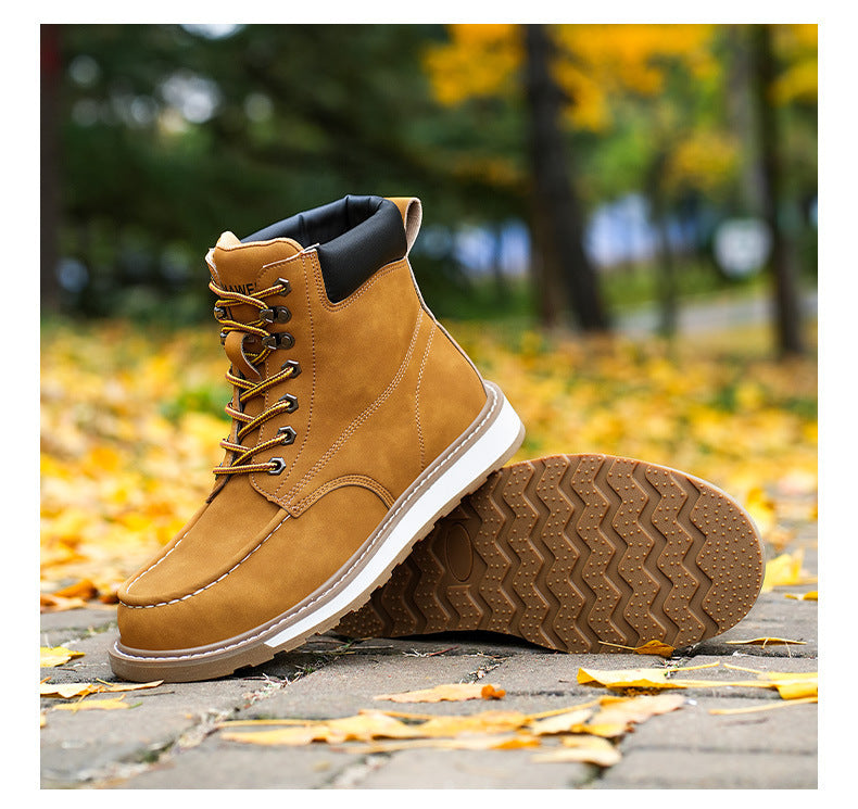 Men's Safety Shoes Deodorant And Breathable Anti-smashing