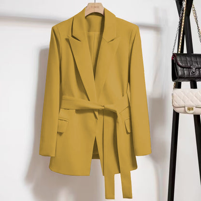 Womens Lace-Up Slimming, Elegant And Stylish Blazer
